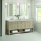 James Martin Vanities 72'' Double Vanity, Whitewashed Oak w/ 3 CM Eternal Jasmine Pearl Quartz Top 330-V72-WWO-3EJP - alternate 4